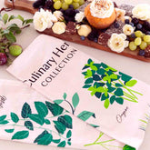 Culinary Herbs 100% Cotton Tea Towel