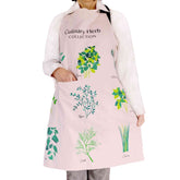 Culinary Herbs Heavy Drill Apron - 100% Cotton