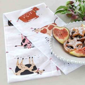 DAIRY COWS 100% Cotton Tea Towel