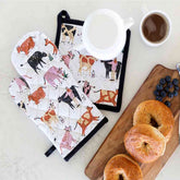 DAIRY COWS Oven Mitt & Pot Holder Set - Hello Homewares