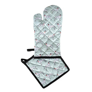DALMATIONS Oven Mitt & Pot Holder Set