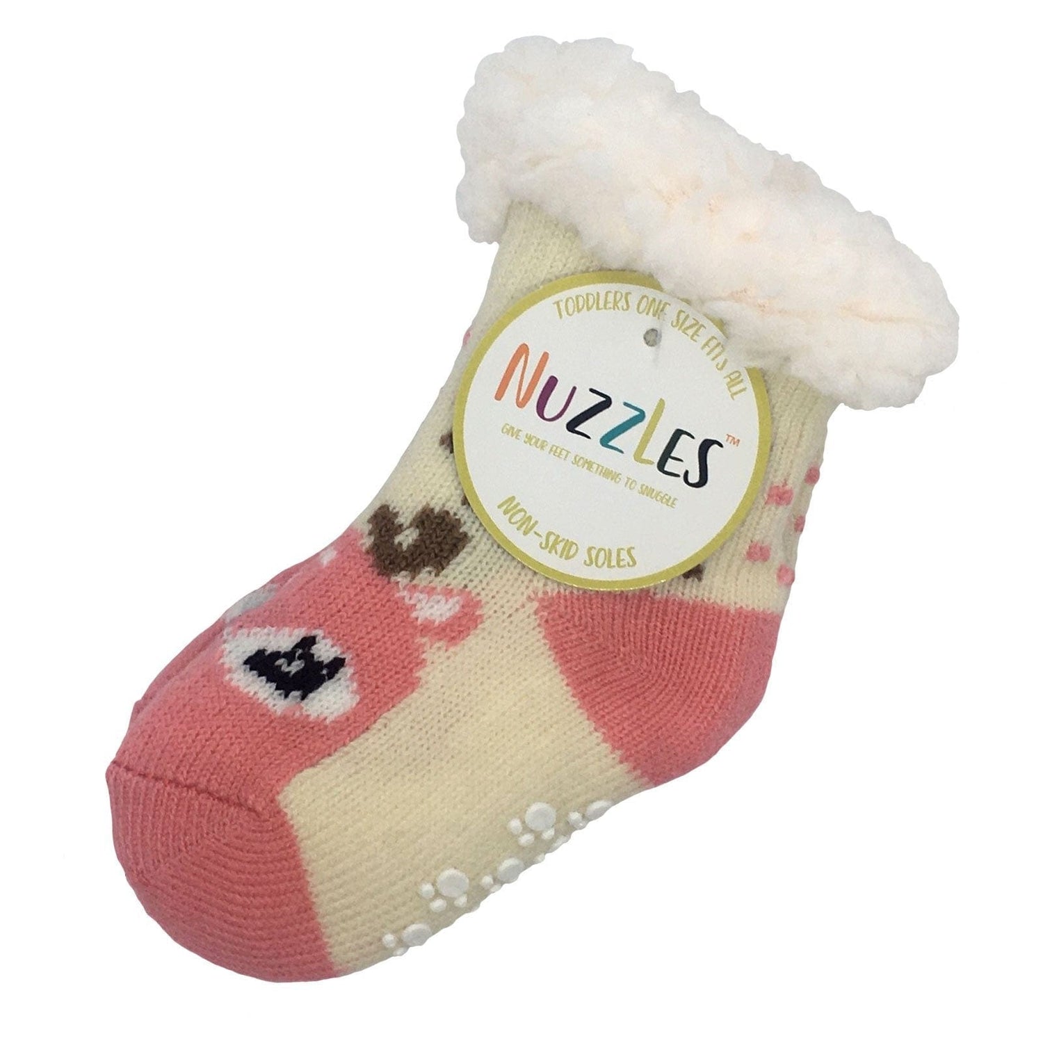 Deer - Toddler Nuzzles Slipper Socks.