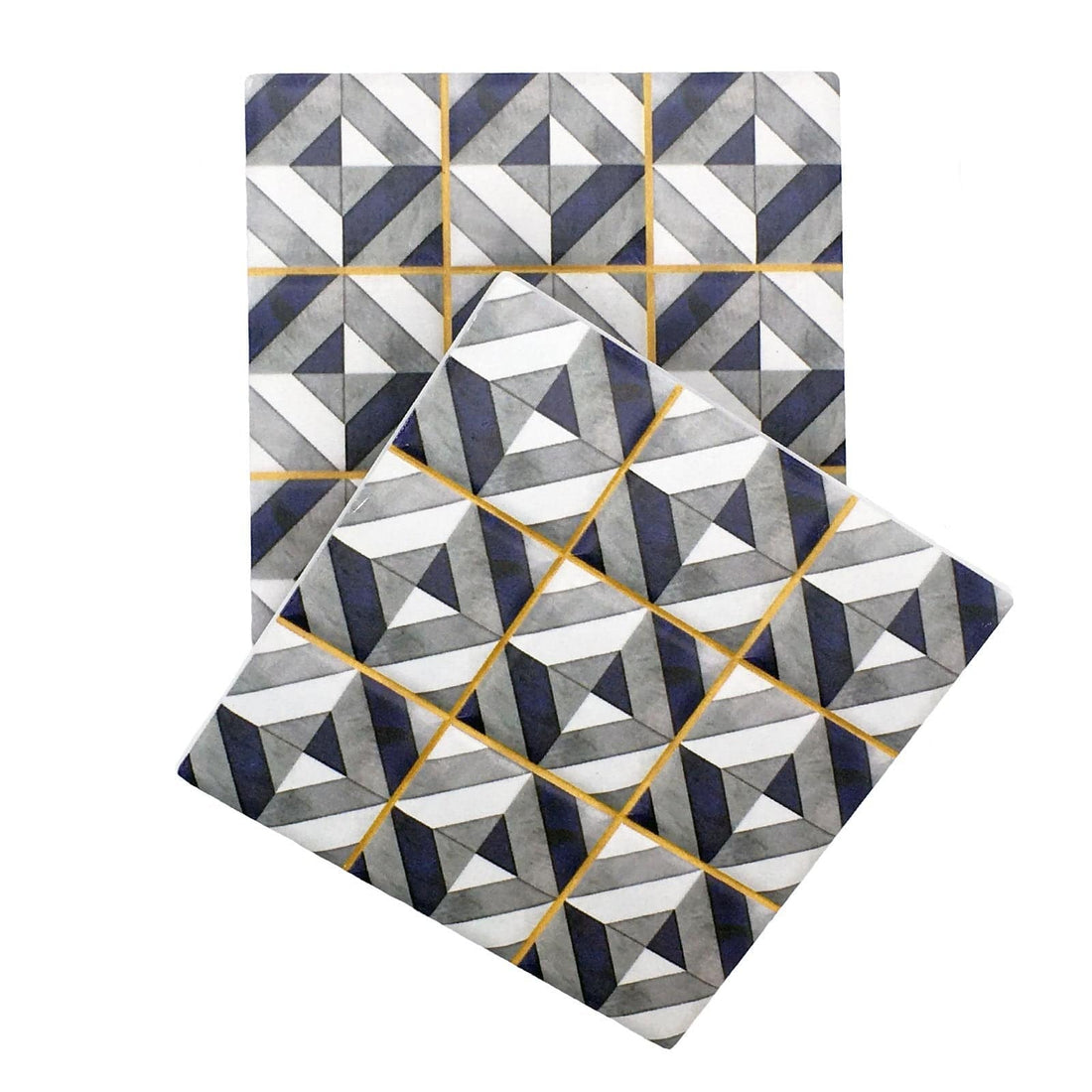 Design 12 Moroccan Tile Coasters - Set of 4.