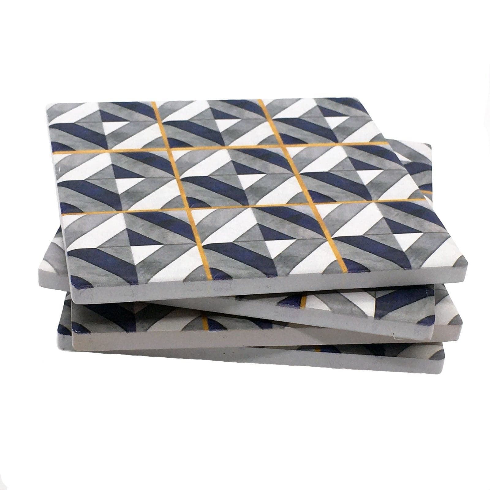 Design 12 Moroccan Tile Coasters - Set of 4.