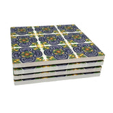 Moroccan Tile Coasters - Design 6 - Set of 4