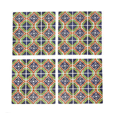 Design 7 Moroccan Tile Coasters - Set of 4.