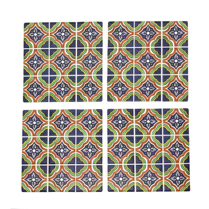 Design 7 Moroccan Tile Coasters - Set of 4.