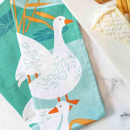 Ducks  100% Cotton Tea Towel