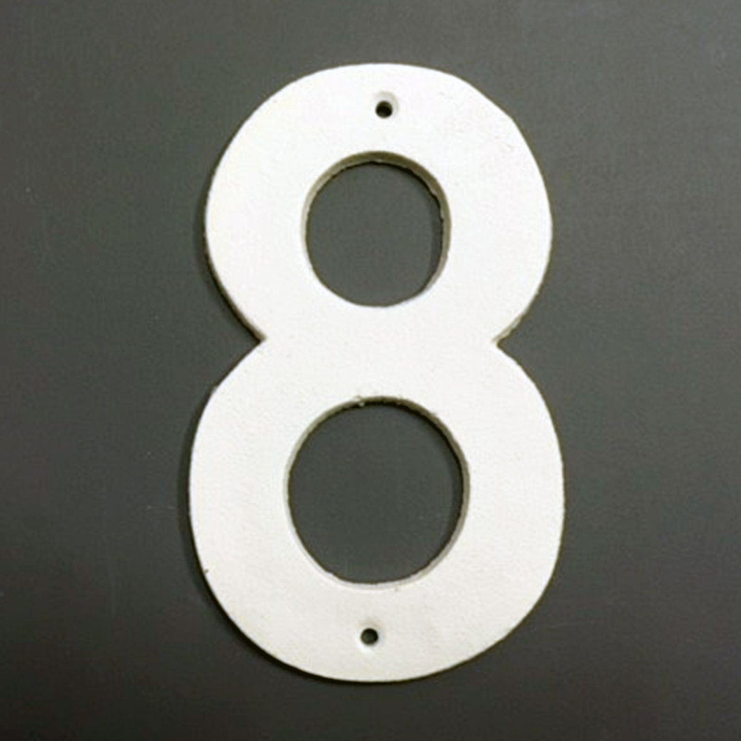 White Cast Iron House Numbers.