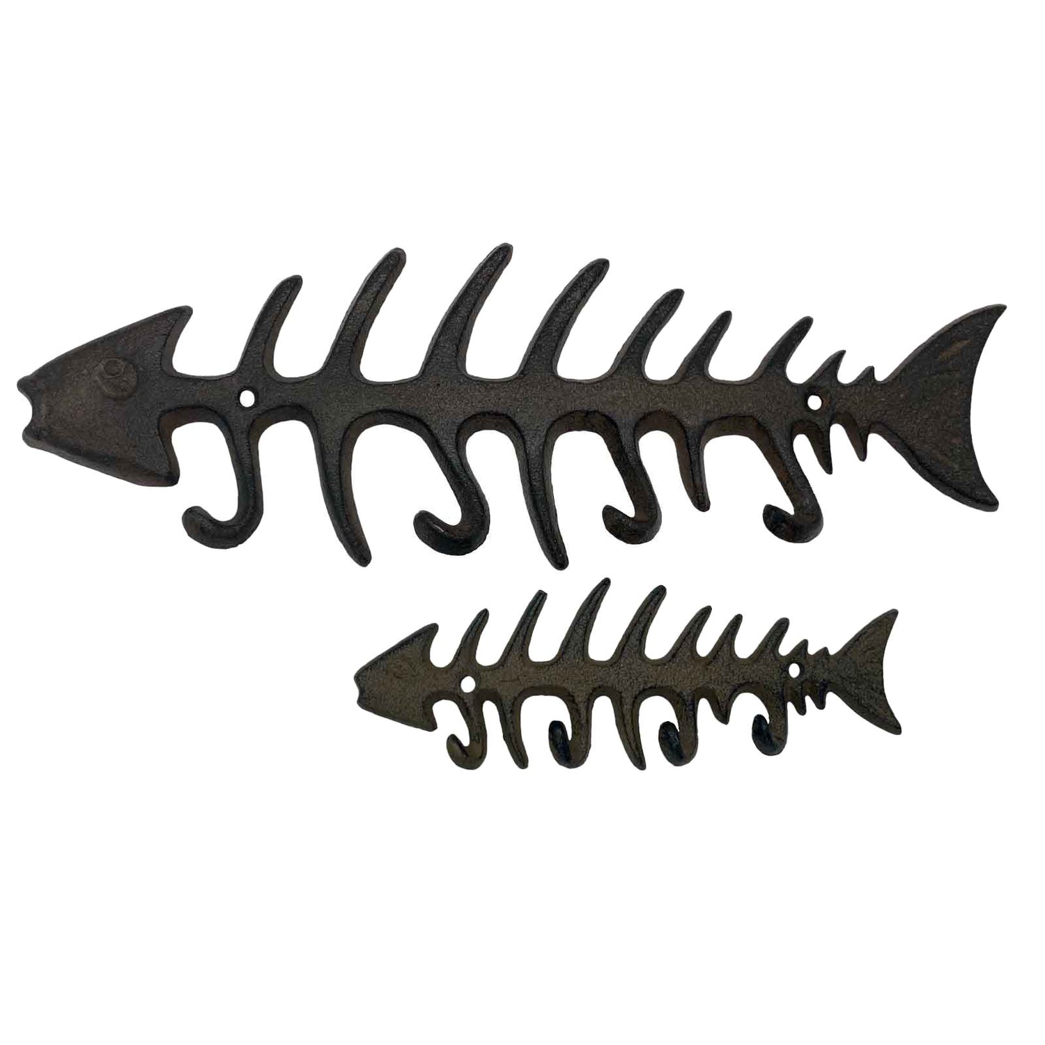 Fishbone Wall Hooks - 2 sizes available Large and Small