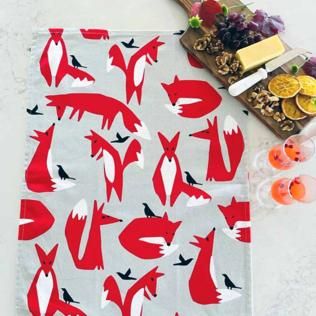 FOX 100% Cotton Tea Towel