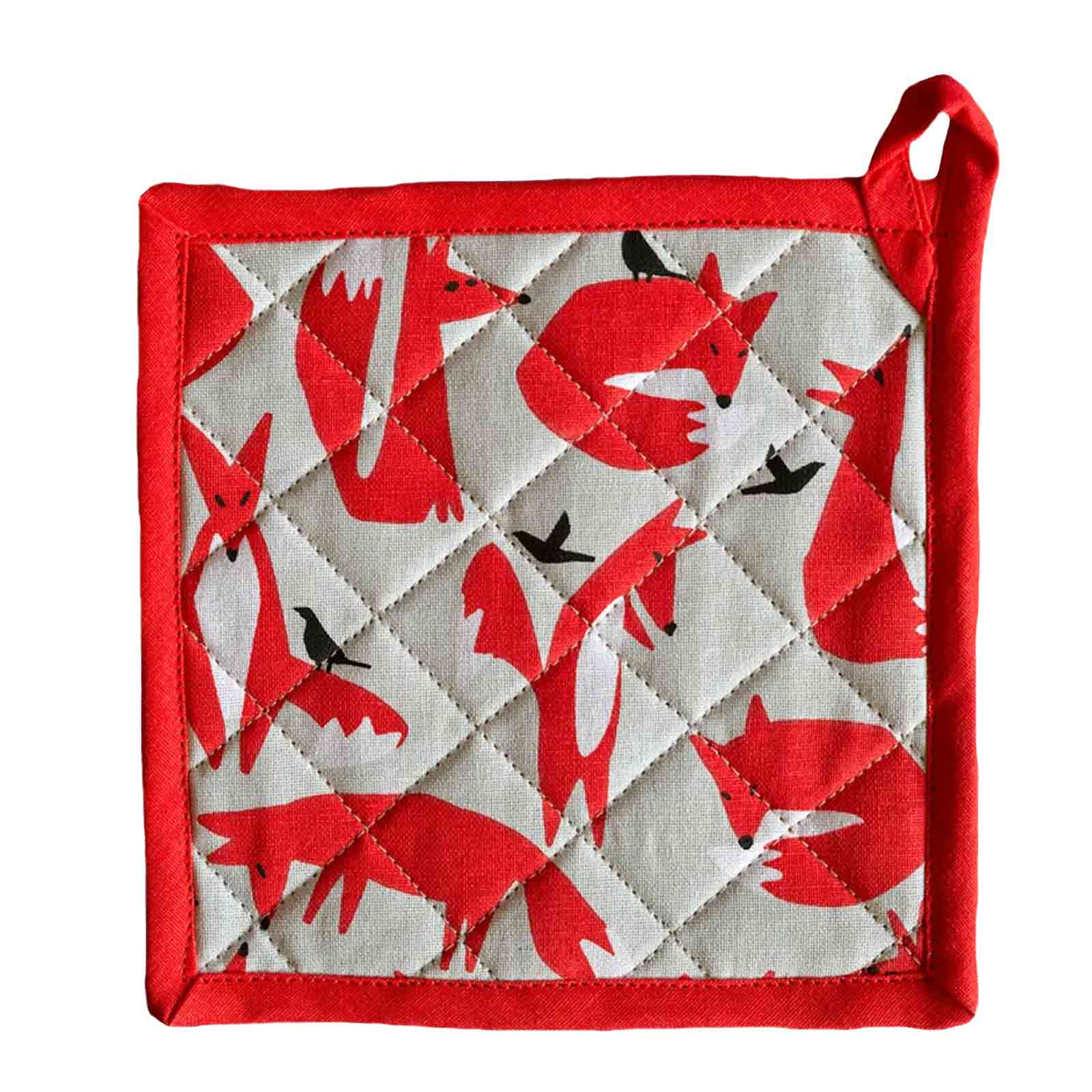 FOX Oven Mitt &amp; Pot Holder Set - Hello Homewares