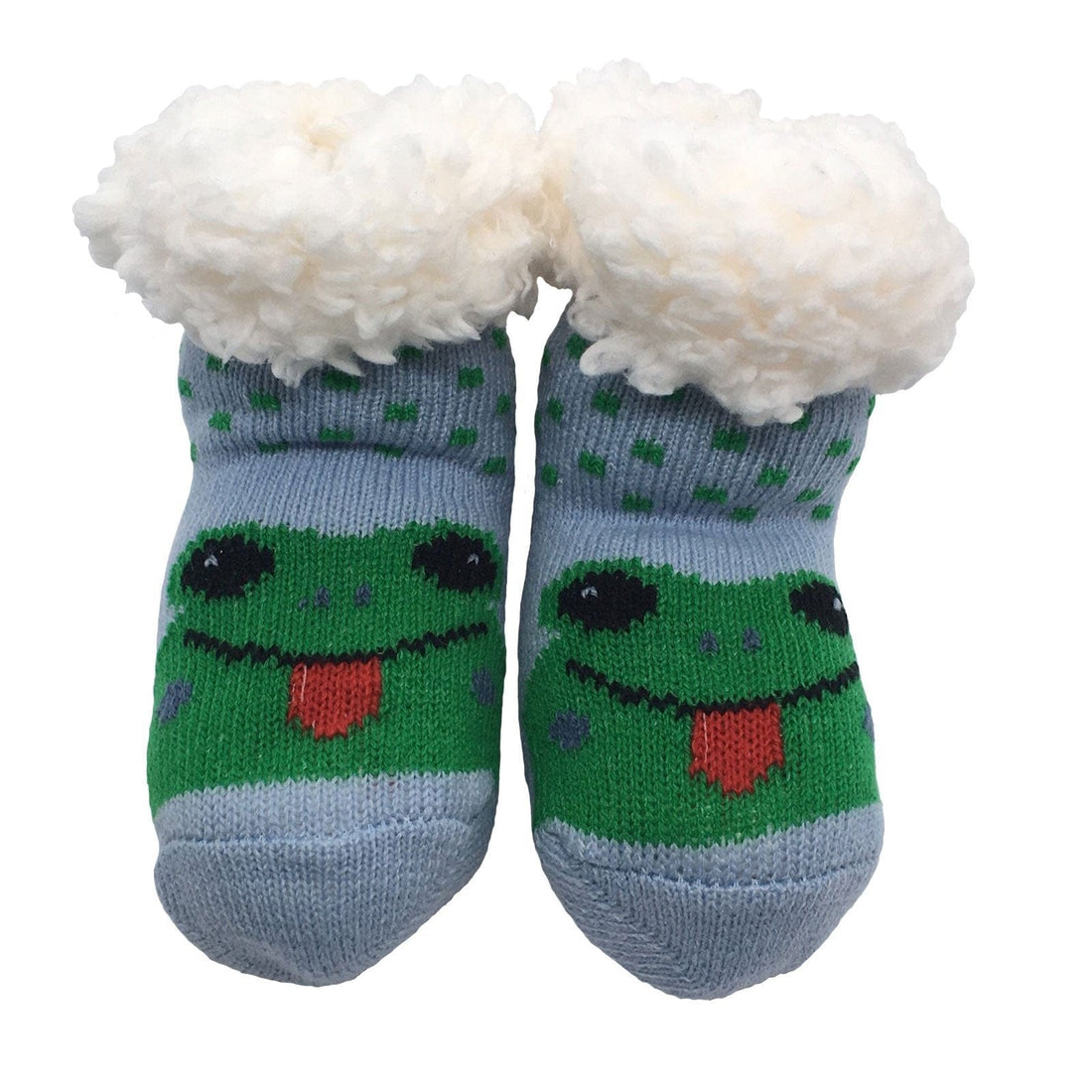 Frog - Toddler Nuzzles Slipper Socks.