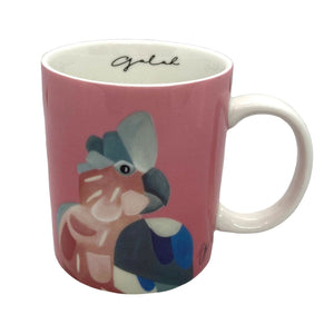 Chris Riley Pink Galah Bone China Mug