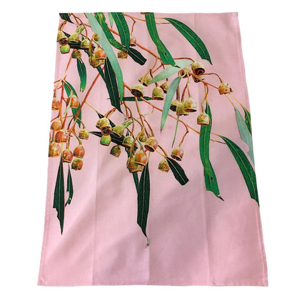 Australian Gum - 100% Cotton Chris Riley Tea Towel.