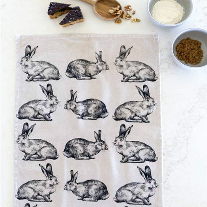 HARES 100% Cotton Tea Towel