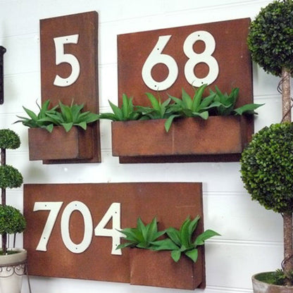 Rustic Wall Planter - Wide.