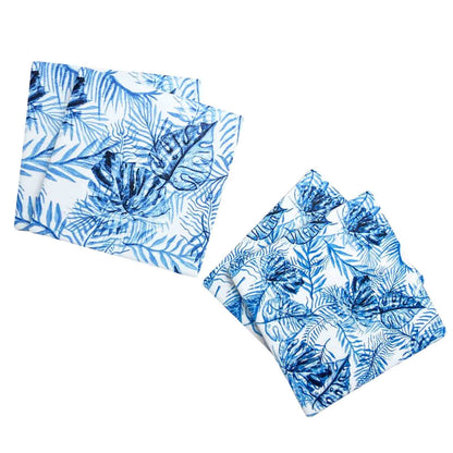 Island Blue Ceramic Coasters Set of 4