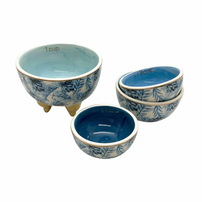 Ceramic Measuring Cups - Island Blue - Set of 4