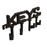 "KEYS" Metal Wall Hook angled photo