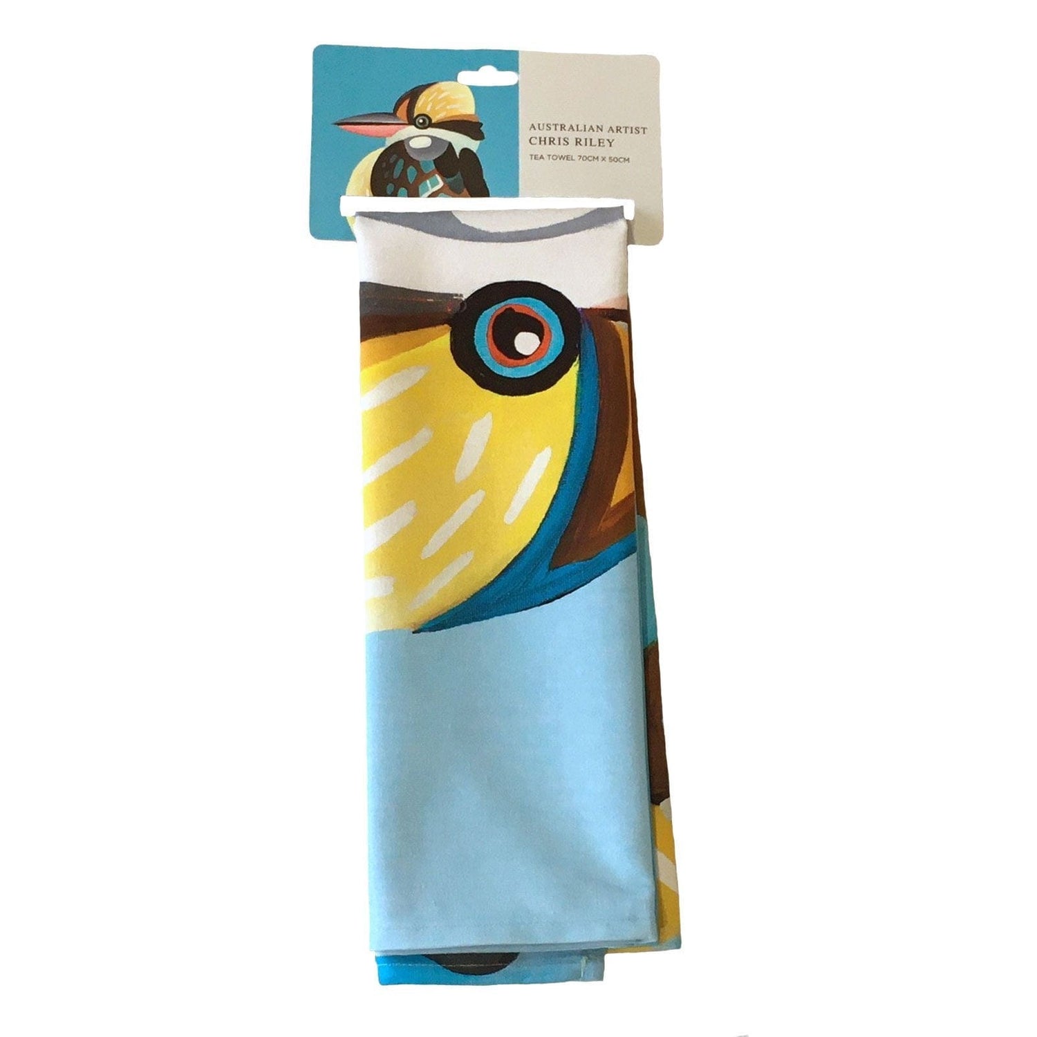 Kookaburra - 100% Cotton Chris Riley Designed Tea Towel.