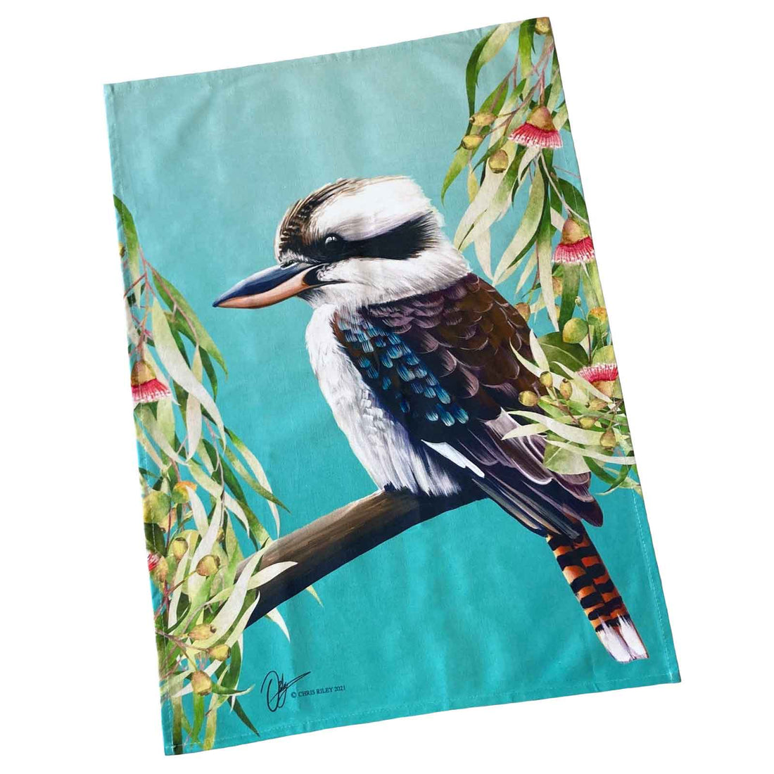 Kookaburra Birds of Australia 100% Cotton Tea Towel