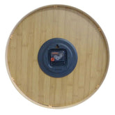40cm Leni Wood Wall Clock - Bamboo.