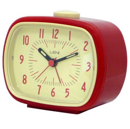 Leni Retro Alarm Clock - 6 Colours Available.