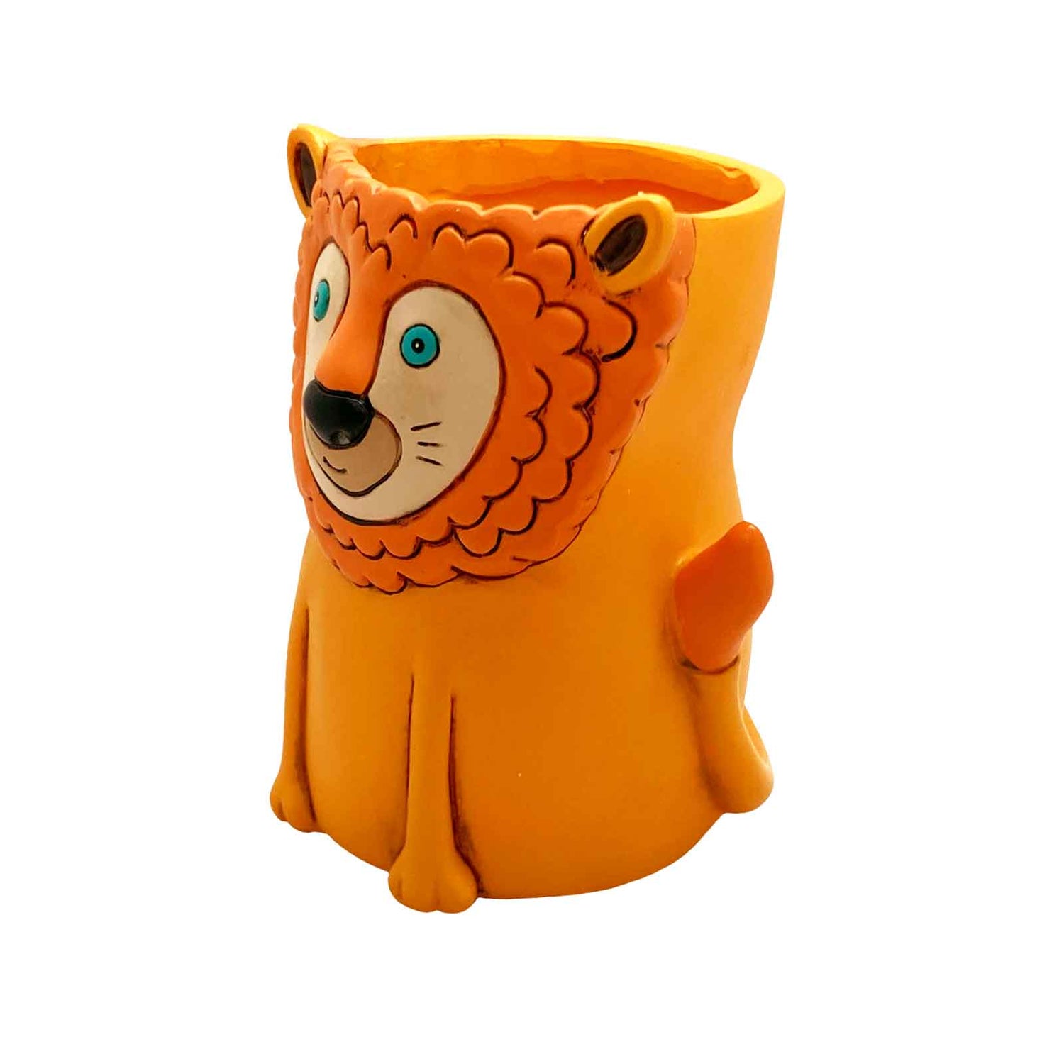 plastic lion planter Baby Lion Planter / Pen Holder