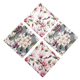 Magnolia Flower Set of 4 Ceramic Coasters
