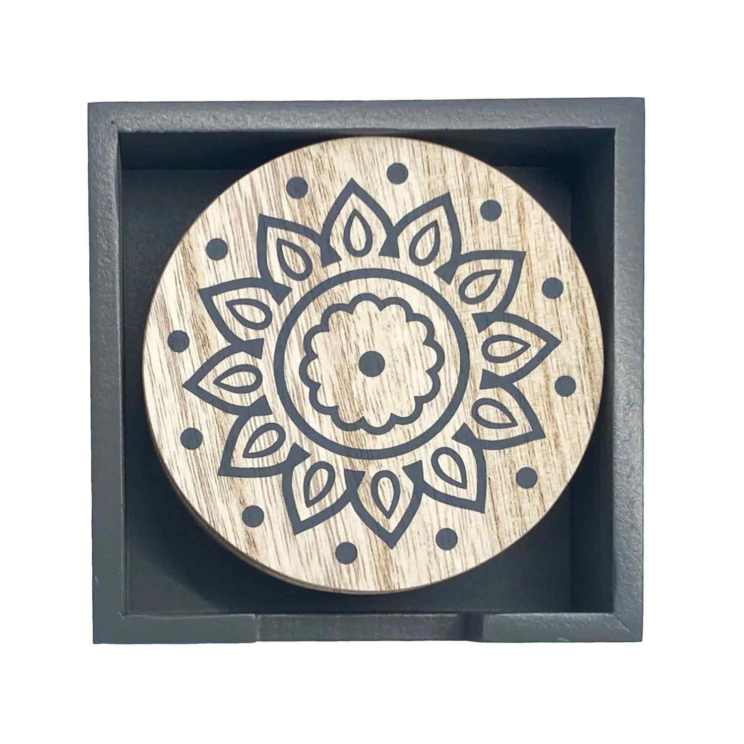 Madala Home Wooden Coasters - Set of 6