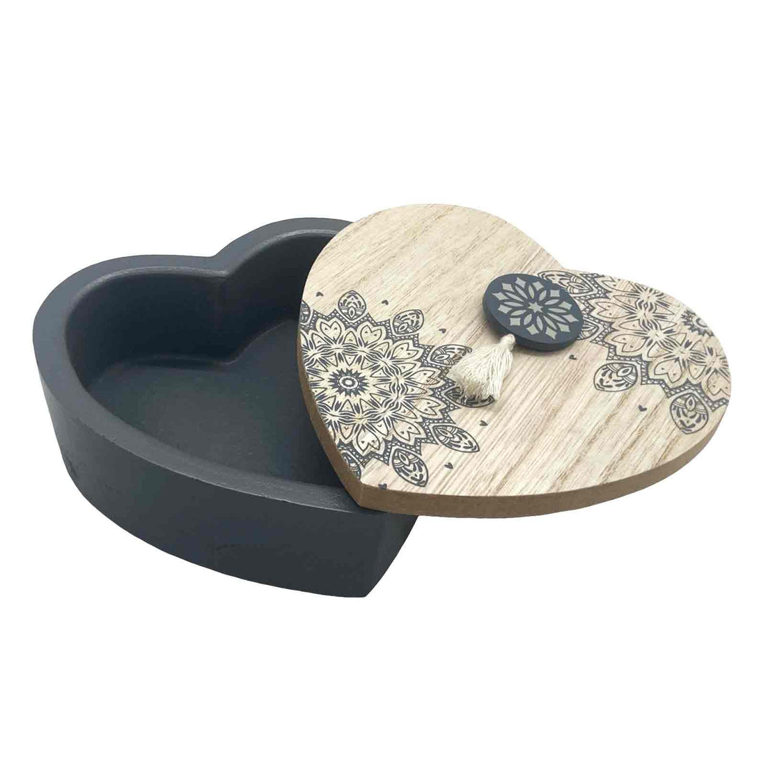 Mandala Home Heart Trinket Box