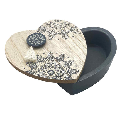 Mandala Home Heart Trinket Box