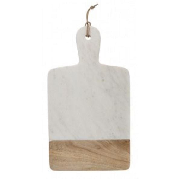 Mango Wood & Marble Cheese Board | Hello Homewares