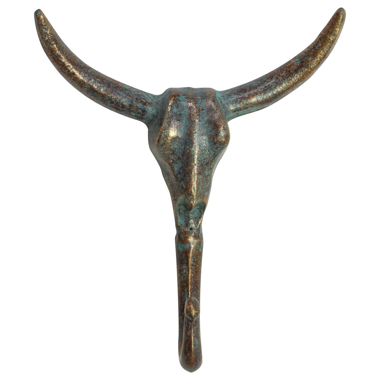 Rustic Metal Cow Skull Wall Hook Hello Homewares
