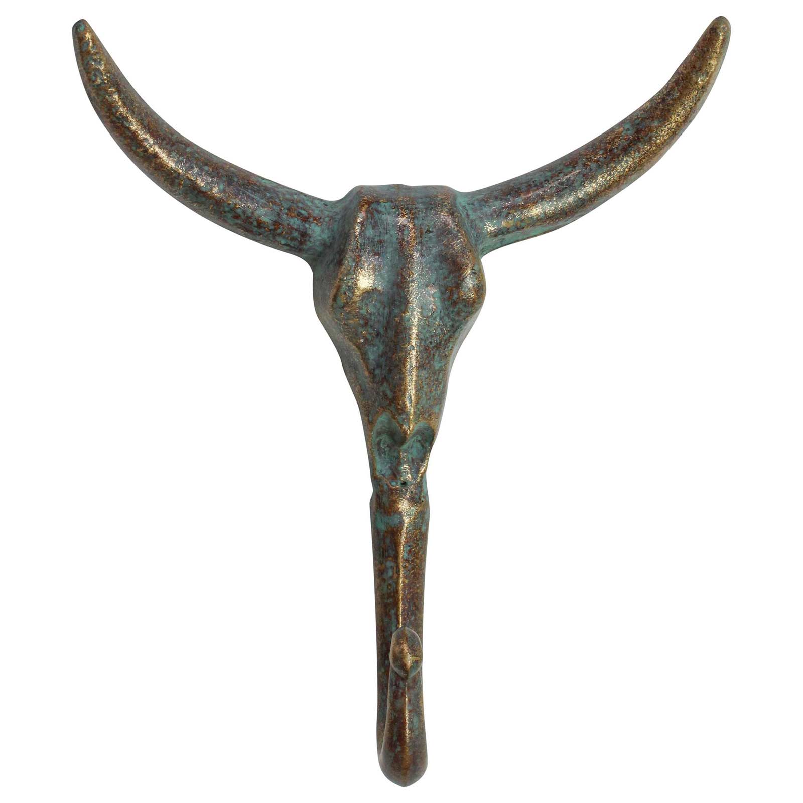 Rustic Metal Skull Wall Hook