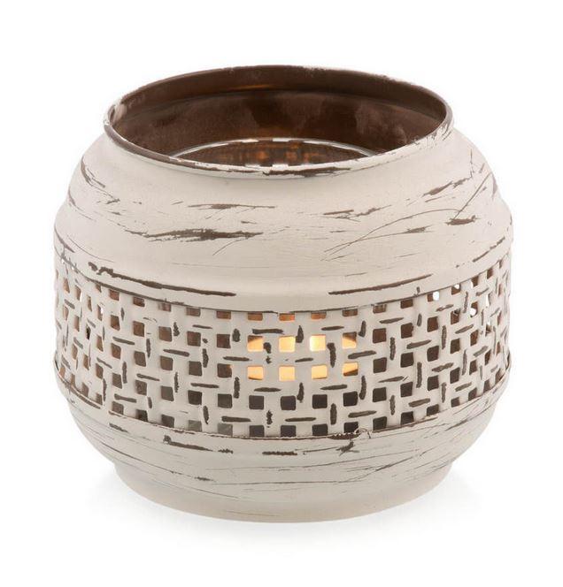 Metal Mesh Candle Holder.