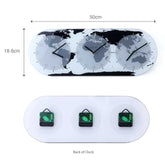 NeXtime Mondial Glass World Clock - 3 Faces