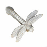 Mr Gecko White Dragonfly Cast Iron Door Knocker