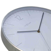 NeXtime Essential Silver Wall Clock