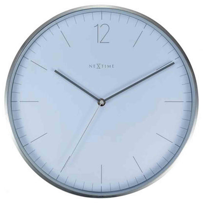 NeXtime Essential Silver Wall Clock