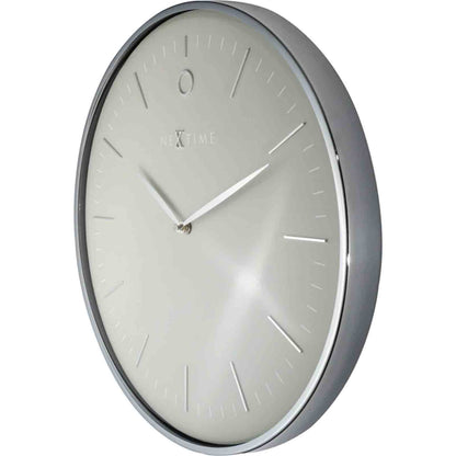 NeXtime GLAMOUR Wall Clock - Silver Grey