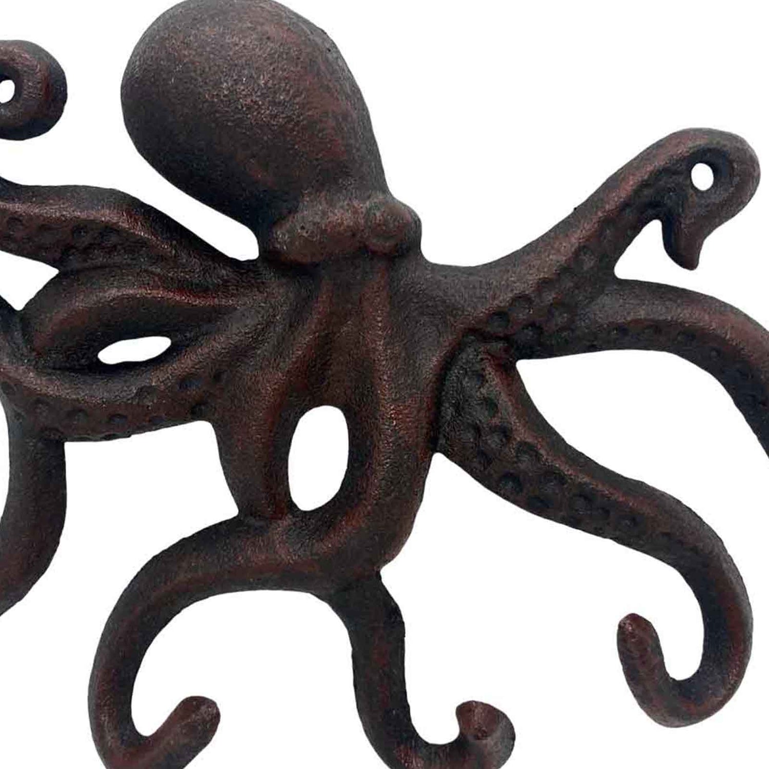 Octopus Metal Wall Hook closeup