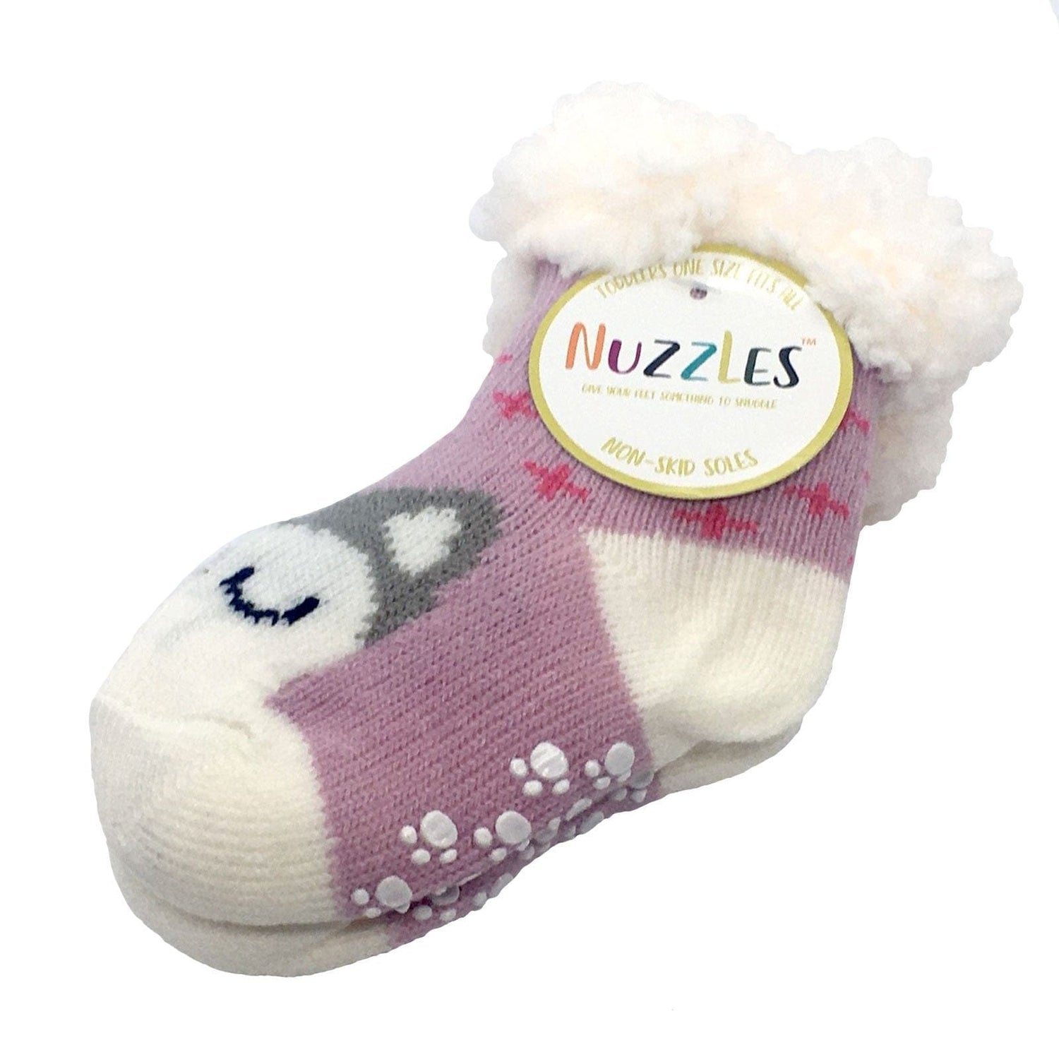 Owl - Toddler Nuzzles Slipper Socks.