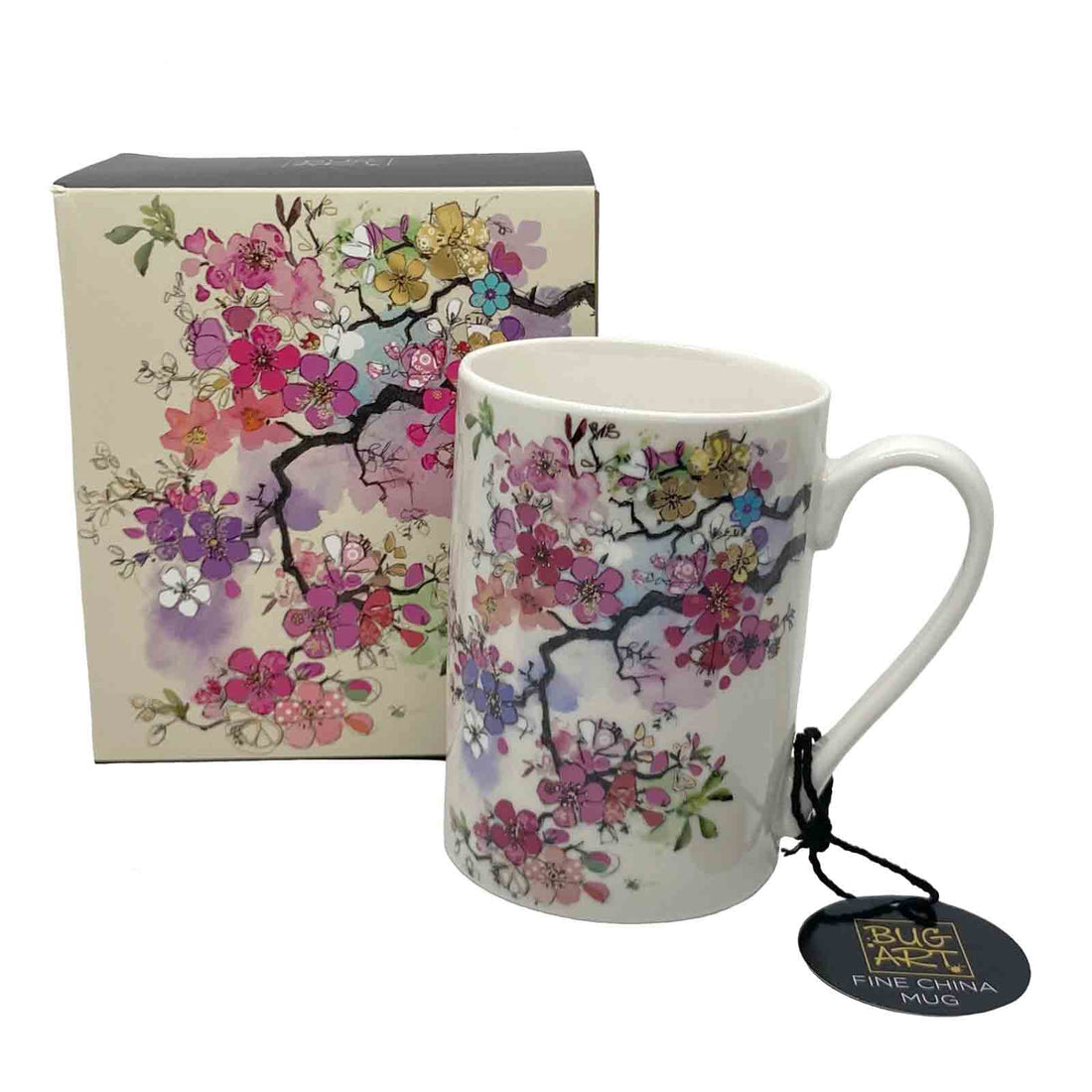 Bug Art Pink Blossom Fine China Mug