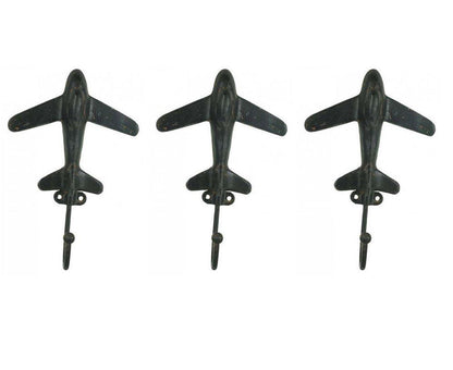 Metal Plane Wall Hooks.