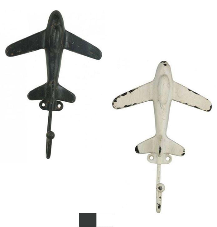 Metal Plane Wall Hooks.