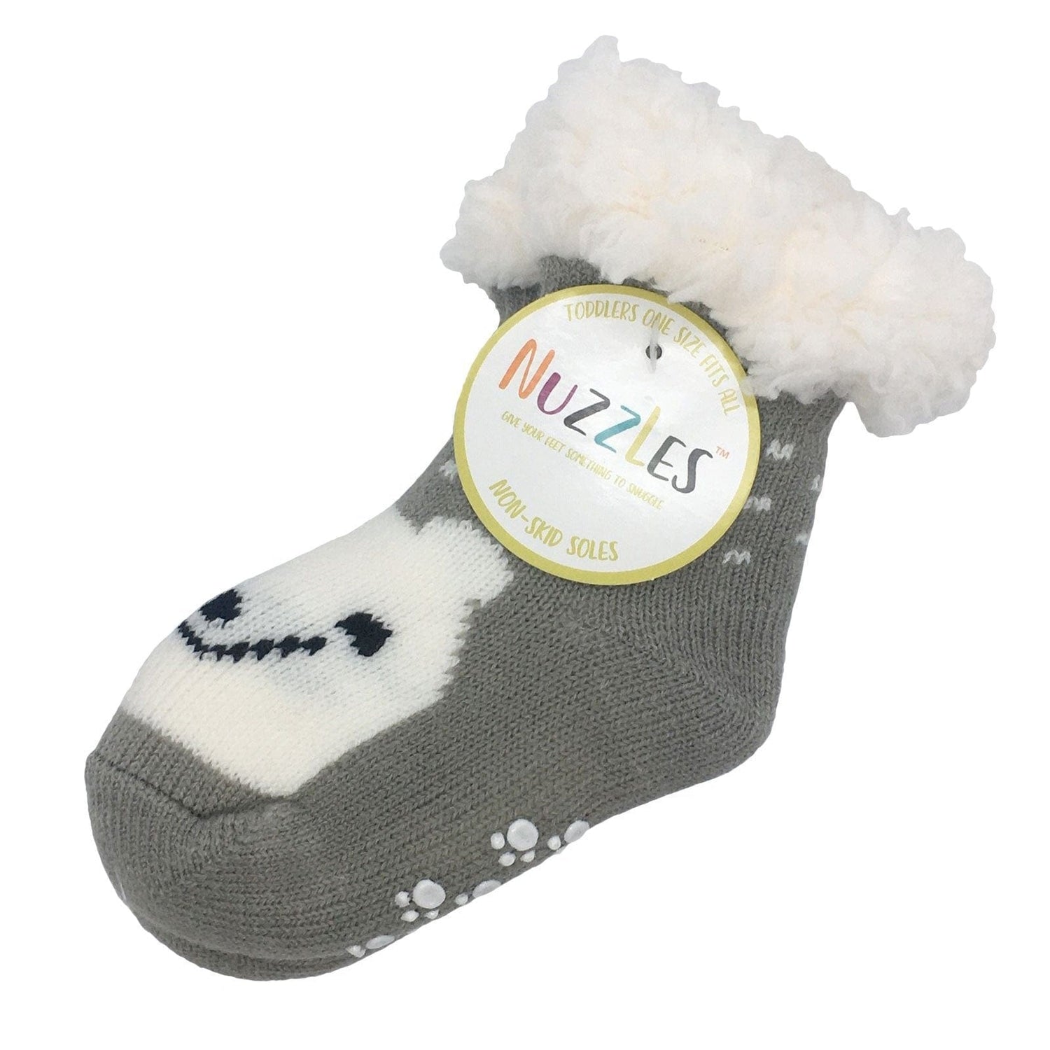 Polar Bear - Toddler Nuzzles Slipper Socks.