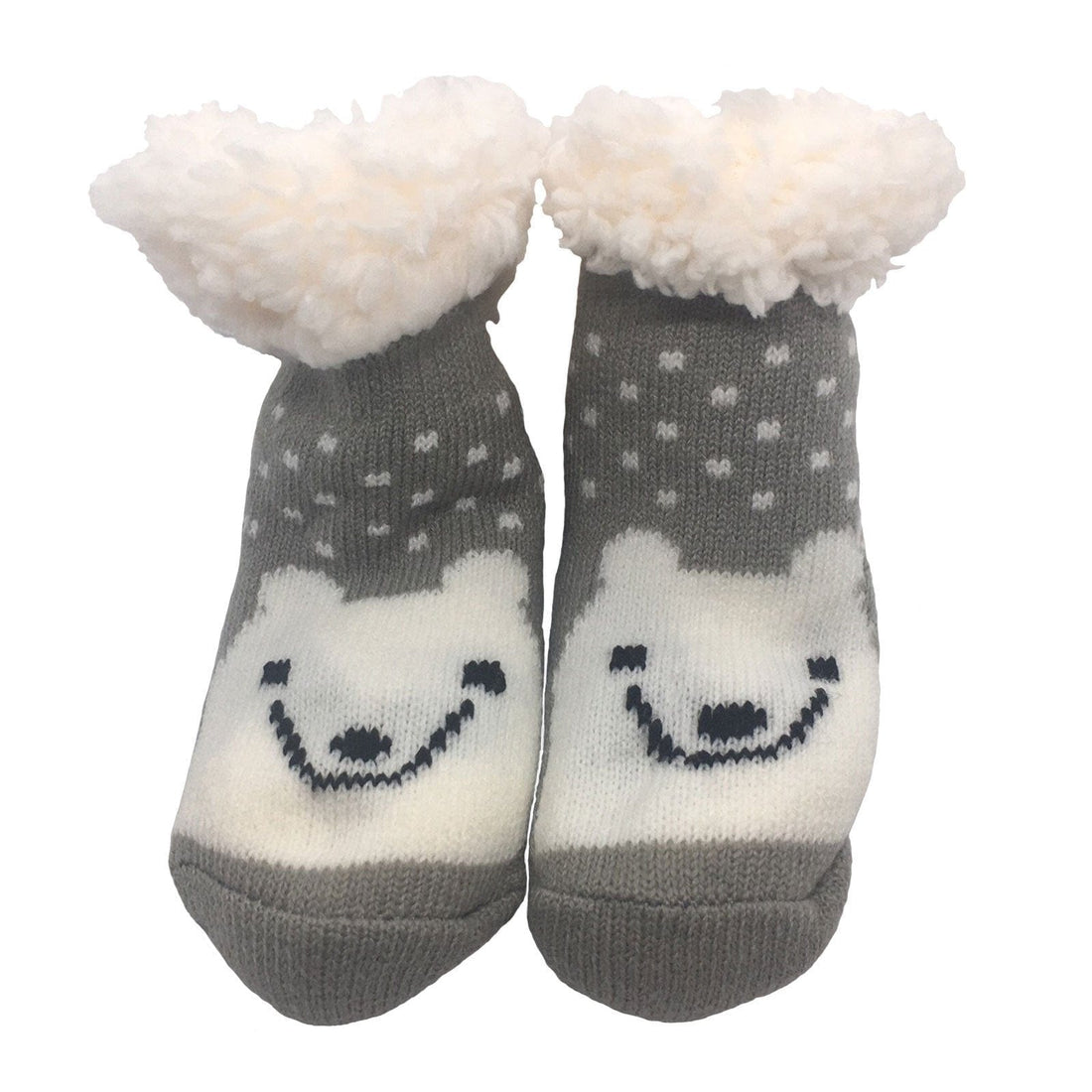 Polar Bear - Toddler Nuzzles Slipper Socks.