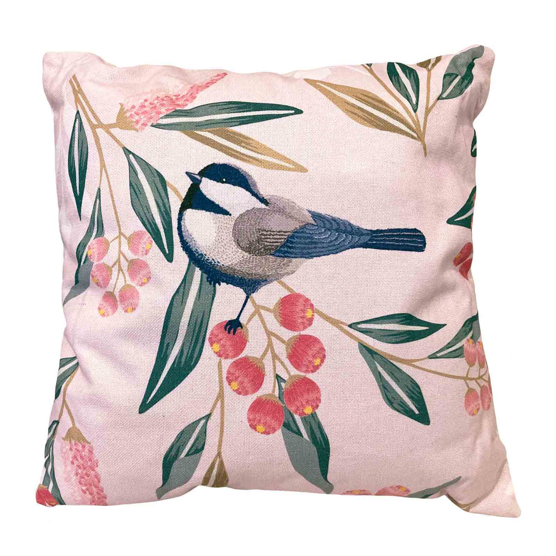Pretty Bird Cotton Linen Blend Cushion 48cm Square